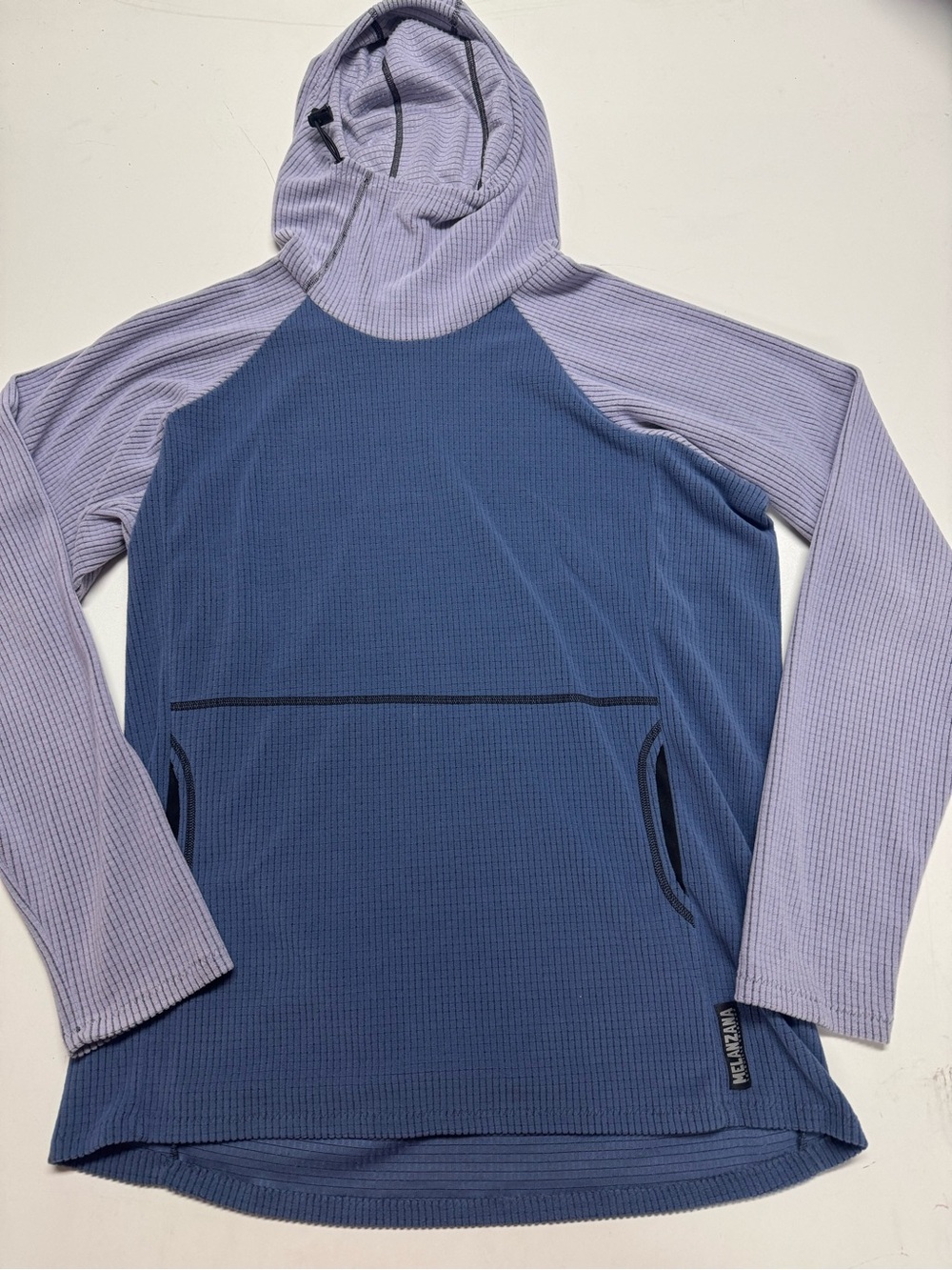 Melanzana Micro Grid Hoodie V2 Rain Dusk Purple Blue Men’s Size Large